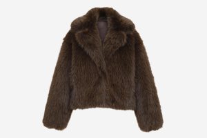 MANTEAU LILI FAUX FUR CHOCOLATE