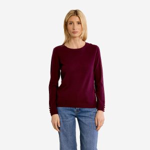 TOP MOLLY MAILLE PLUM - Image 1