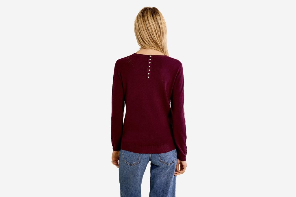 TOP MOLLY MAILLE PLUM