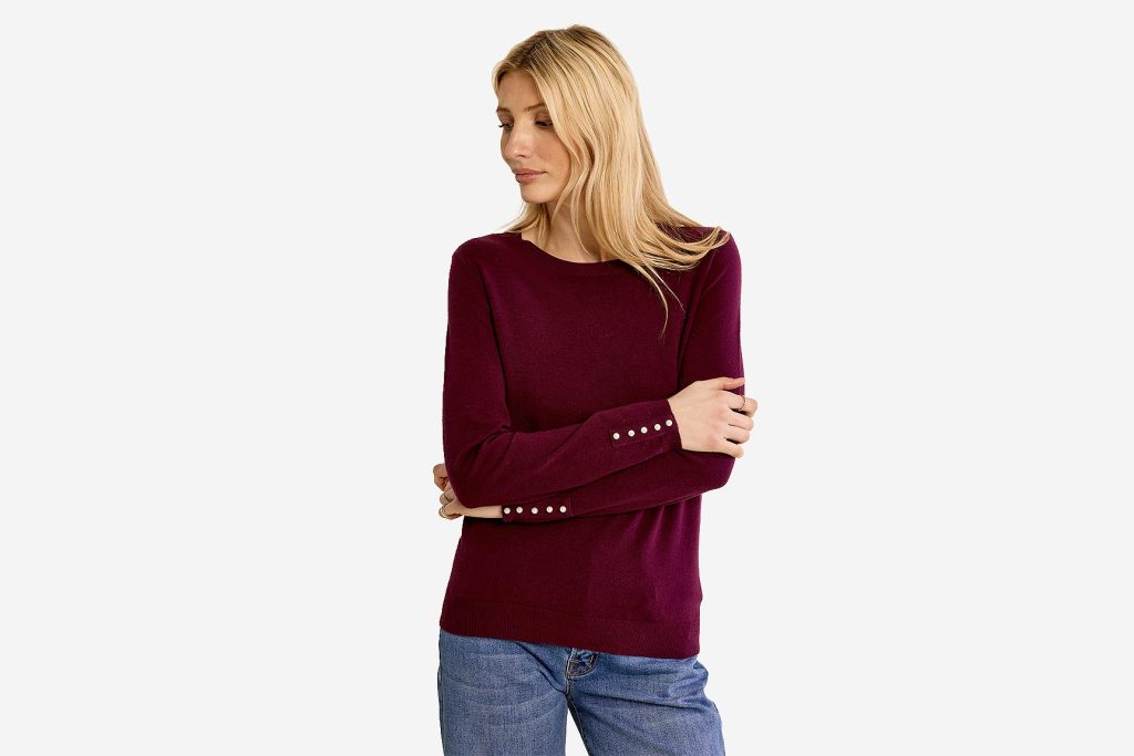 TOP MOLLY MAILLE PLUM