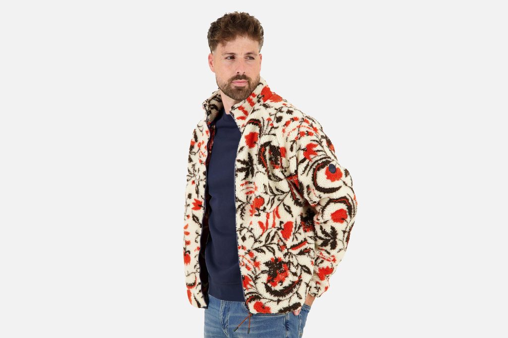FLEECE JACKET BLOSSOM OFF WHITE