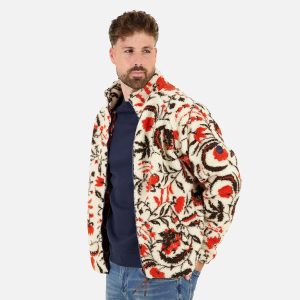 FLEECE JACKET BLOSSOM OFF WHITE - Image 4