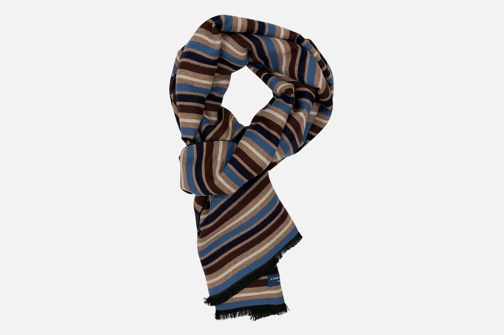 SCARF STRIPE MULTICOLOR BLUE