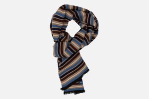 SCARF STRIPE MULTICOLOR BLUE