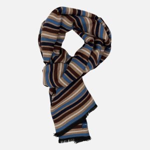 SCARF STRIPE MULTICOLOR BLUE – Image 1