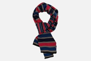 SCARF STRIPE MULTICOLOR RED