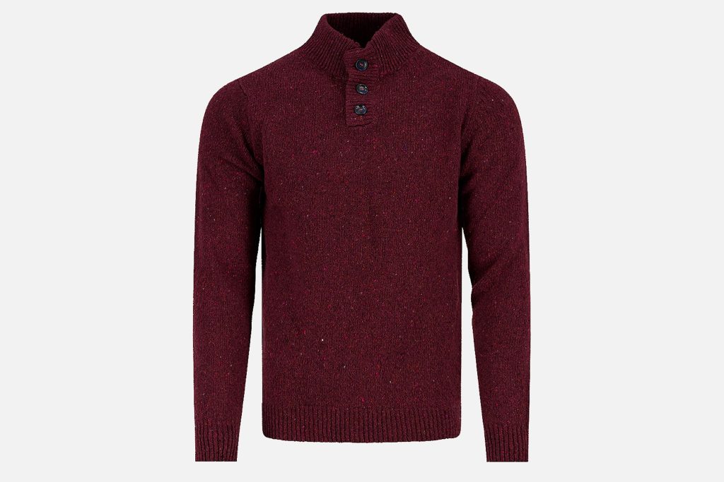 JUMPER KNITTED BURGUNDY