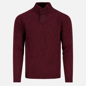 JUMPER KNITTED BURGUNDY - Image 1