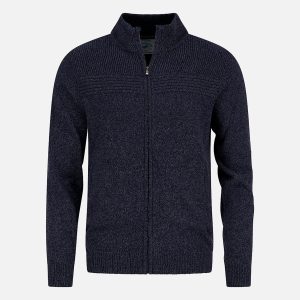 CARDIGAN MELANGE NAVY - Image 1