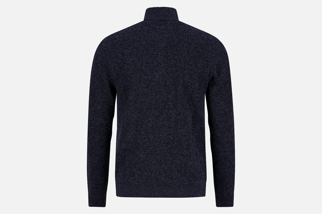 PULLOVER MOCKZIP NAVY
