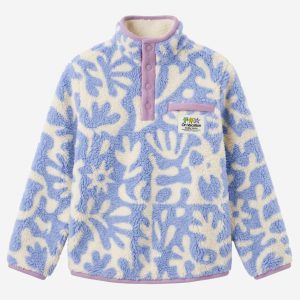GOODTIMES FLEECE SWEATER BLUE - Image 1