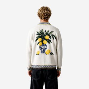 LEMON RESORT KNIT JACKET MULTI - Image 3