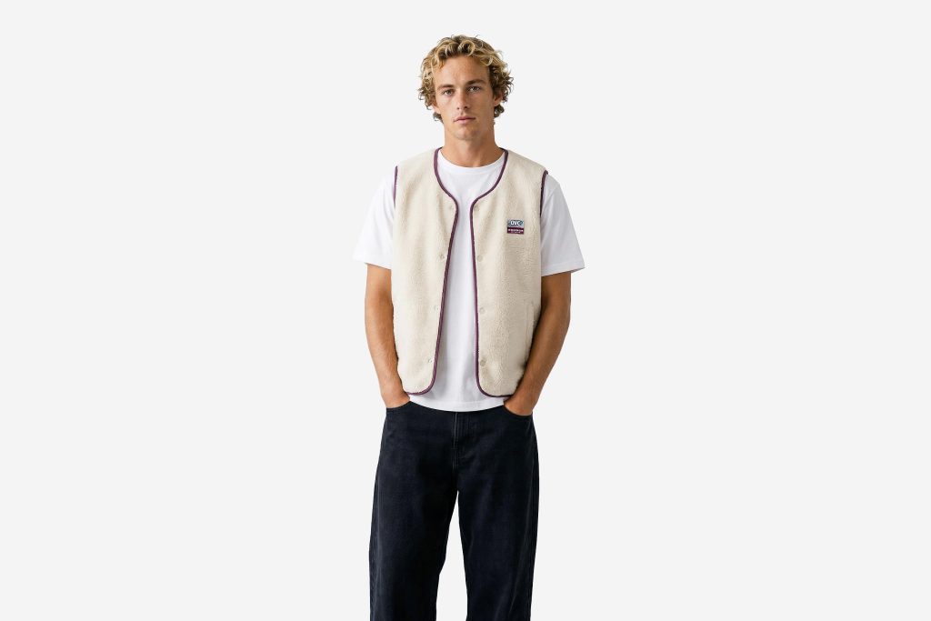 WANDERLUST FLEECE VEST BEIGE