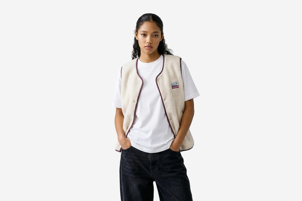 WANDERLUST FLEECE VEST BEIGE
