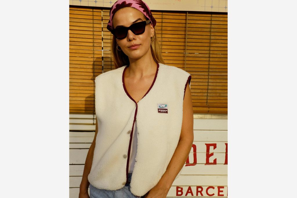 WANDERLUST FLEECE VEST BEIGE