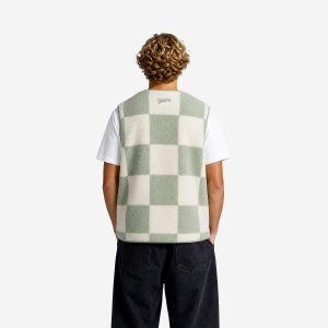 WANDERLUST FLEECE VEST MINT - Image 2