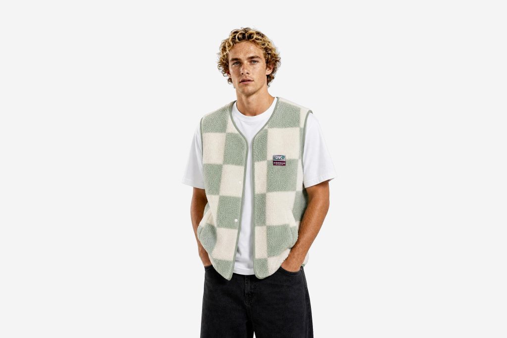 WANDERLUST FLEECE VEST MINT