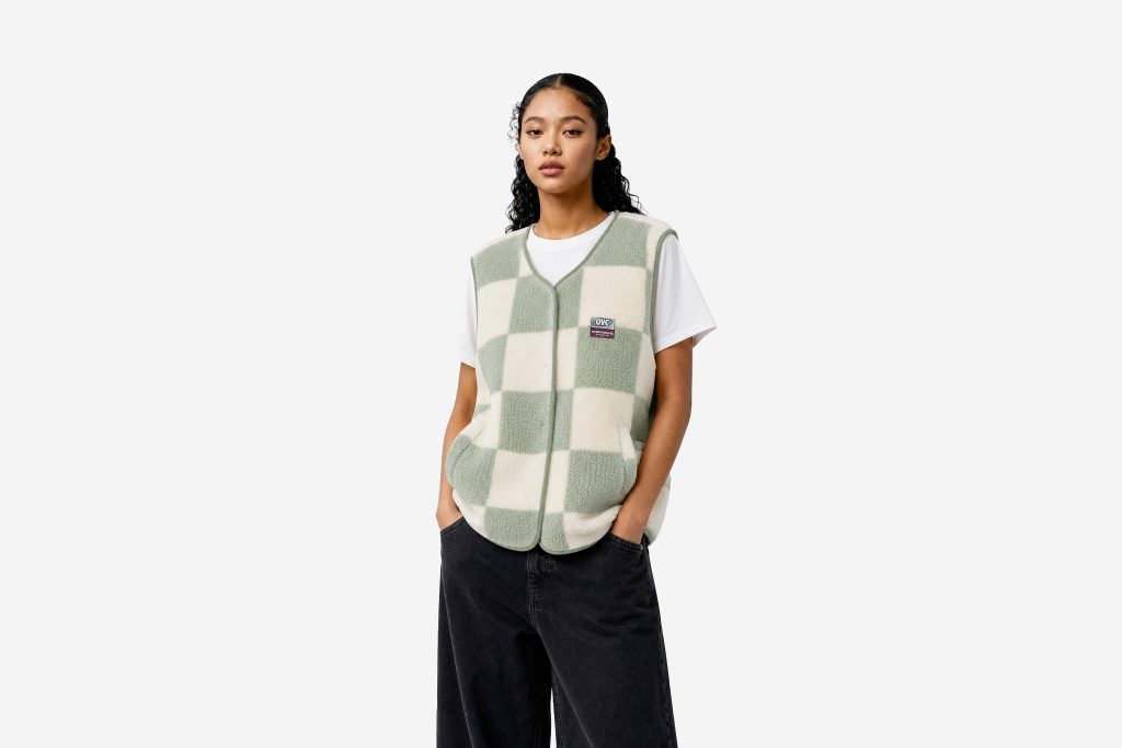 WANDERLUST FLEECE VEST MINT