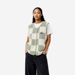 WANDERLUST FLEECE VEST MINT - Image 5