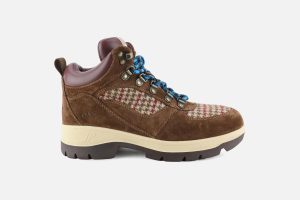 3PONIES SUEDE LODEN BEIGE AND WINE