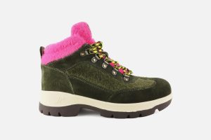 3PONIES MOHAIR PINK OLIVE
