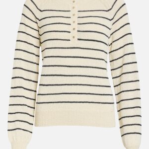 VICATJO ONECK LS STRIPE BIRCH BLACK - Image 1