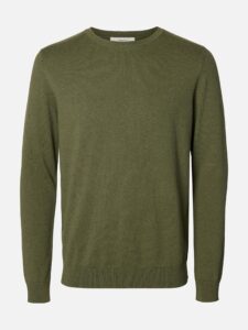 SLHBERG CREW NECK KALAMATA MELANGE