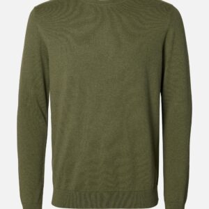 SLHBERG CREW NECK KALAMATA MELANGE – Image 1