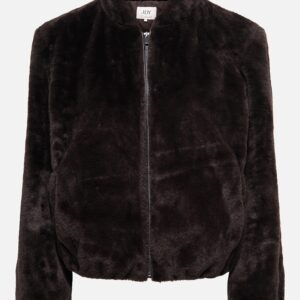 JDYMACY FAUX FUR BALLOON JACKET CHOCOLATE – Image 1