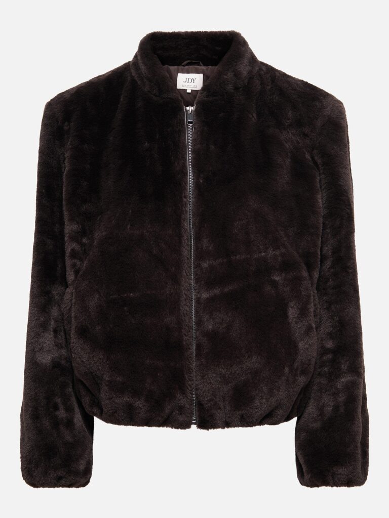 JDYMACY FAUX FUR BALLOON JACKET CHOCOLATE