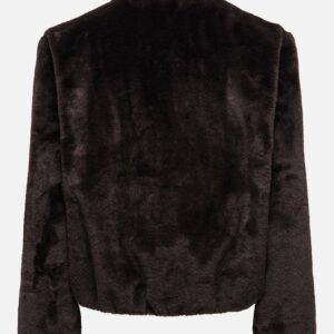 JDYMACY FAUX FUR BALLOON JACKET CHOCOLATE – Image 2
