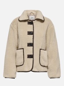 JDYNOELLA LIFE TEDDY JACKET CEMENT