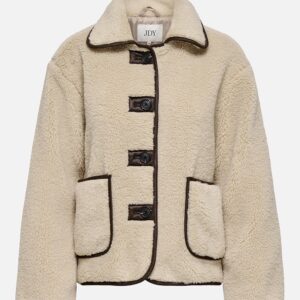 JDYNOELLA LIFE TEDDY JACKET CEMENT - Image 1