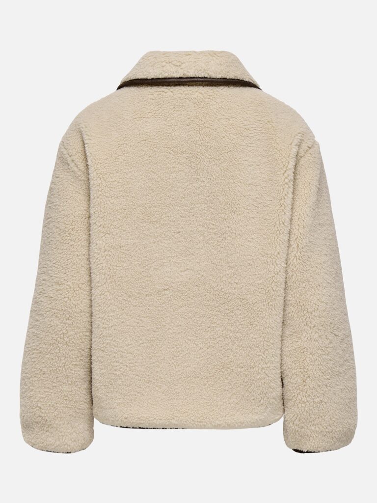 JDYNOELLA LIFE TEDDY JACKET CEMENT