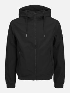 JJEBASIC SOFTSHELL HOOD BLACK