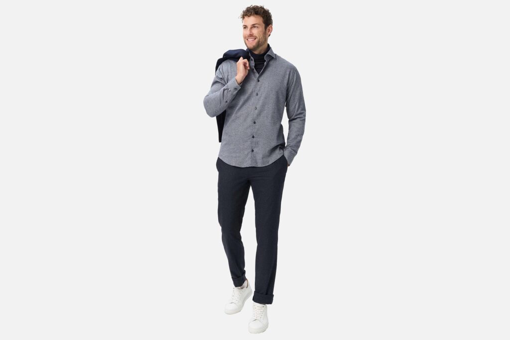 HAROLD LIGHT FLANNEL BLUE