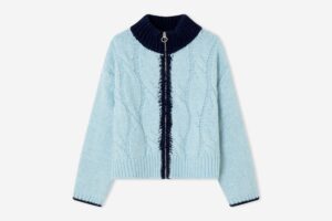 CARDIGAN ZIP JAMMY 2 BLUE