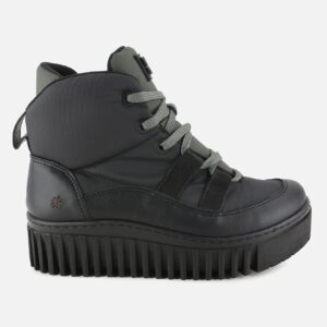 ART BRIGHTON HI LACE BLACK KAKI – Image 1