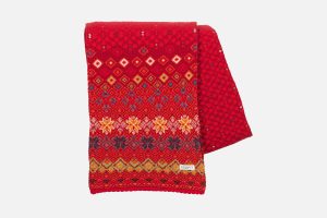 ECHARPE ASCONA ROUGE MULTI