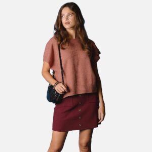 JUPE MARGARITA BORDEAUX - Image 3