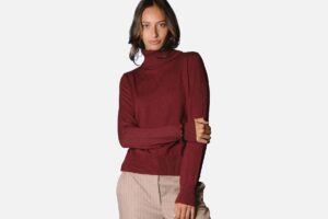 PULL PASQUINE BORDEAUX