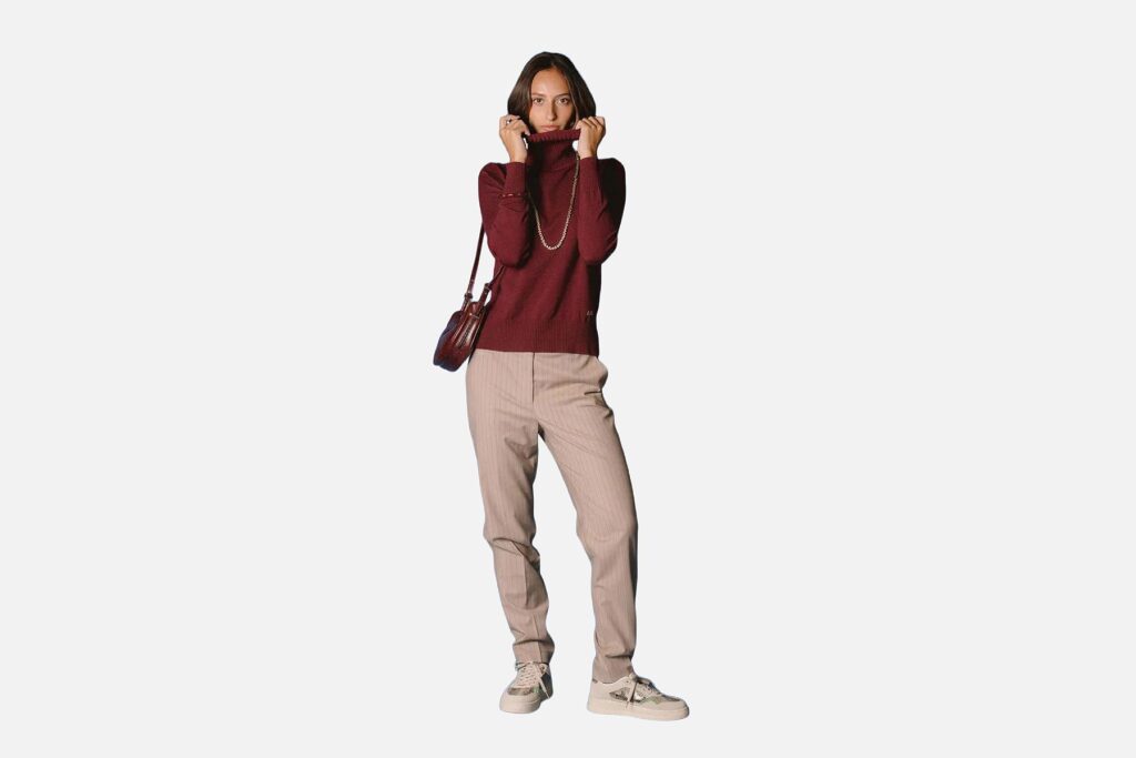 PULL PASQUINE BORDEAUX