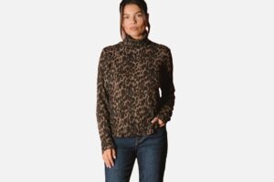 PULL PASQUINE PRINT LEOPARD