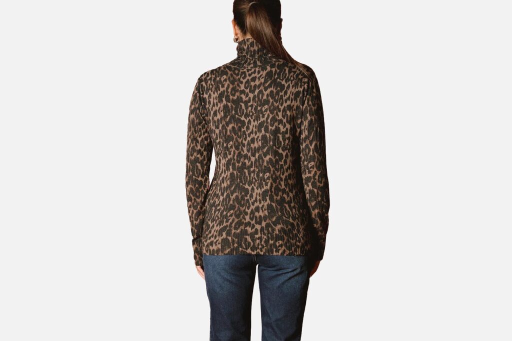 PULL PASQUINE PRINT LEOPARD