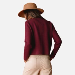 GILET JOLIANE BORDEAUX - Image 2