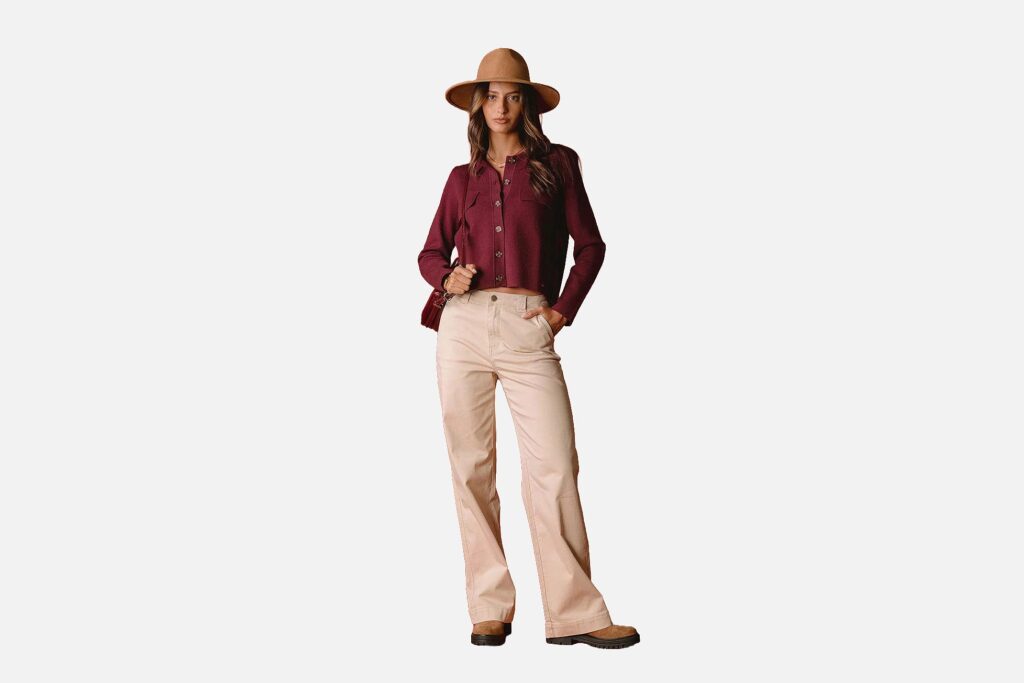 GILET JOLIANE BORDEAUX