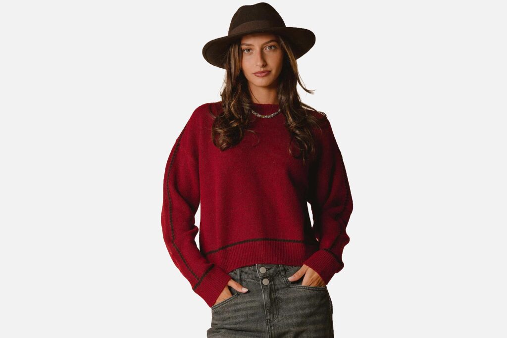 PULL MARINA BORDEAUX