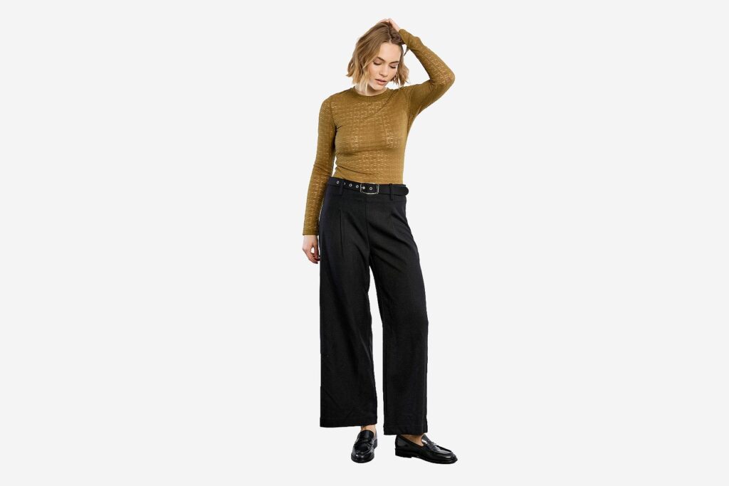 PANTALON LILI HW PINCES BLACK