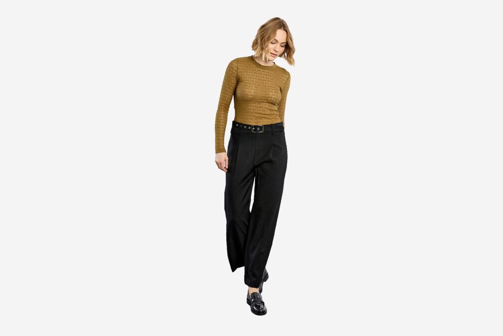 PANTALON LILI HW PINCES BLACK