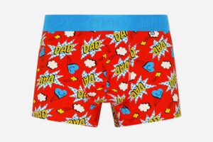 HAPPY SUPER DAD BOXER RED
